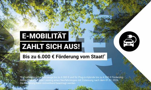 Staatliche E-Auto Förderung sichern bis zu 6.000 €!