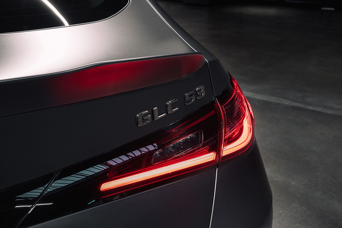 Rückleuchten des neuen Mercedes-AMG GLC 53