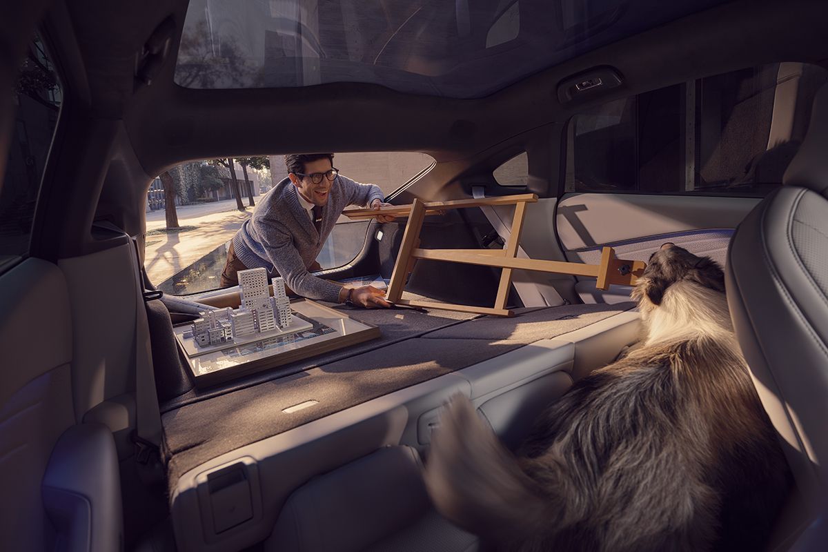 großer Kofferraum von XPENG P7+