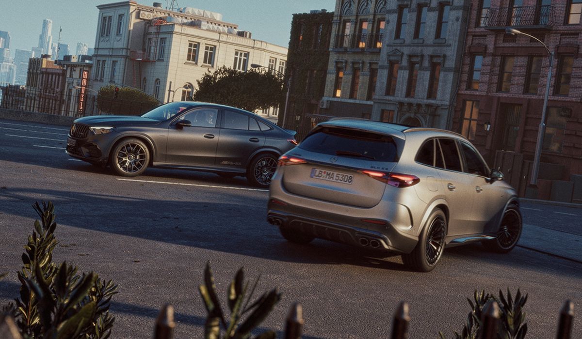 Der AMG GLC 53 als SUV und Coupé 