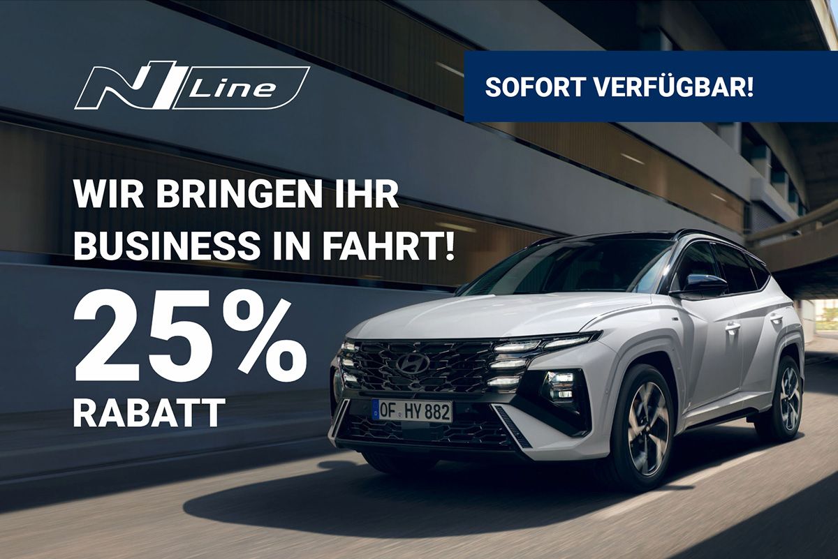 Hyundai TUCSON N Line Gewerbe-Sonderleasing