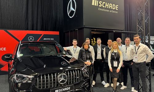 Autohaus SCHADE auf der Automobilmesse Erfurt 2025 - Mercedes-AMG, XPENG, Maxus & Project RHINO von Krug Expedition