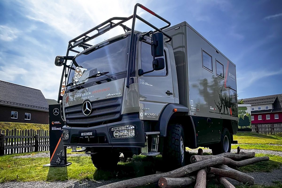 Krug Expeditionsmobile auf Mercedes-Benz Truck Basis - jetzt im Autohaus SCHADE entdecken!