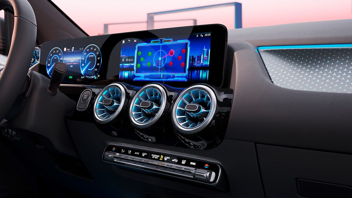 Das Interieur des neuen EQA und EQB