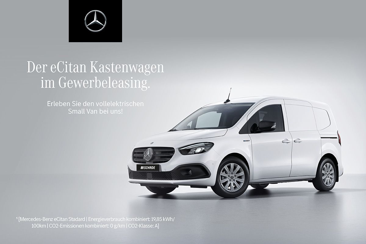 Der eCitan von Mercedes-Benz im Aktionsleasing zu TOP Konditionen