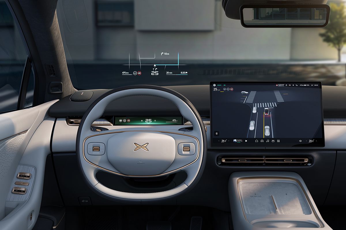 Interieur mit Head-Up-Display 