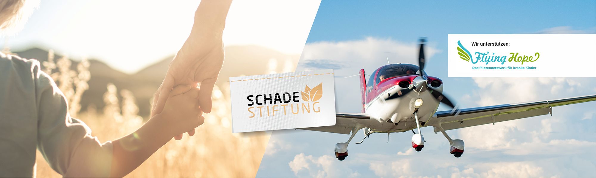 Das Autohaus SCHADE unterstützt mit der SCHADE Stiftung den Verein Flying Hope.
