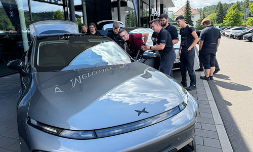 XPENG Premiere im Autohaus SCHADE