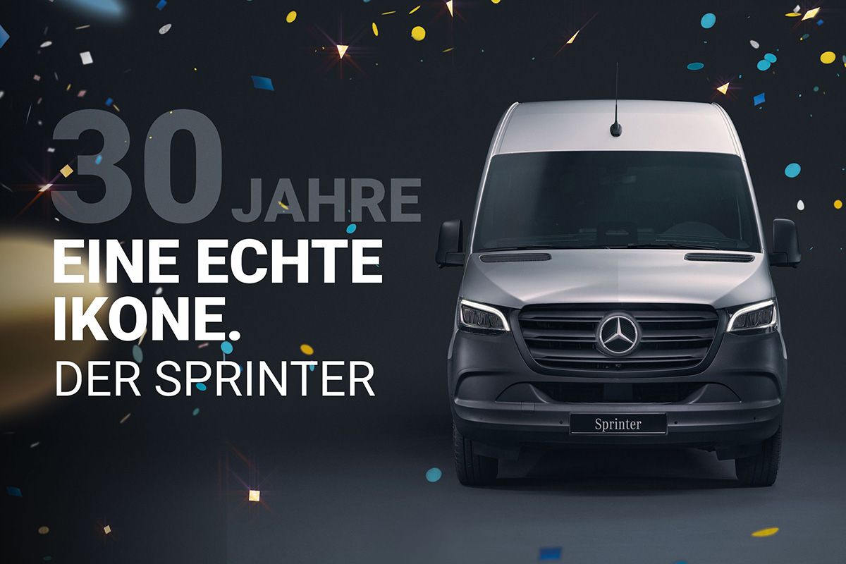 Mercedes-Benz Sprinter 30 Jahre Jubiläum