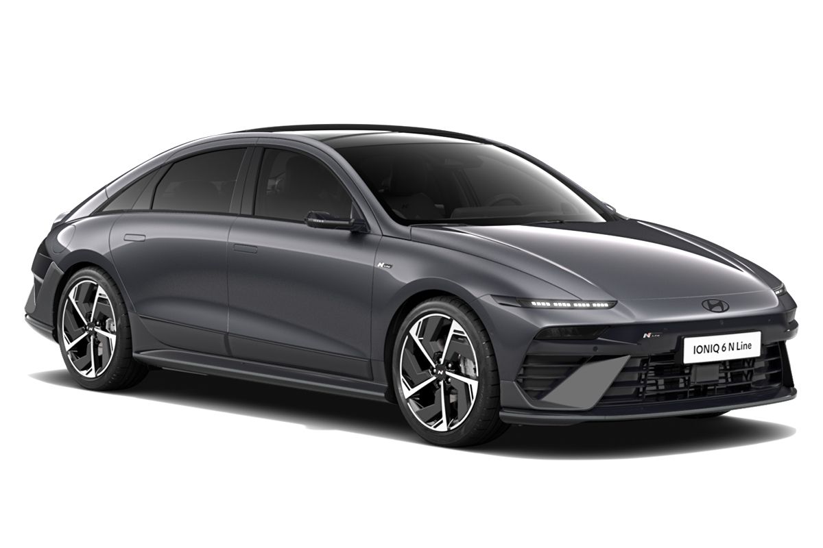 Der neue Hyundai IONIQ 6 N-Line in grau