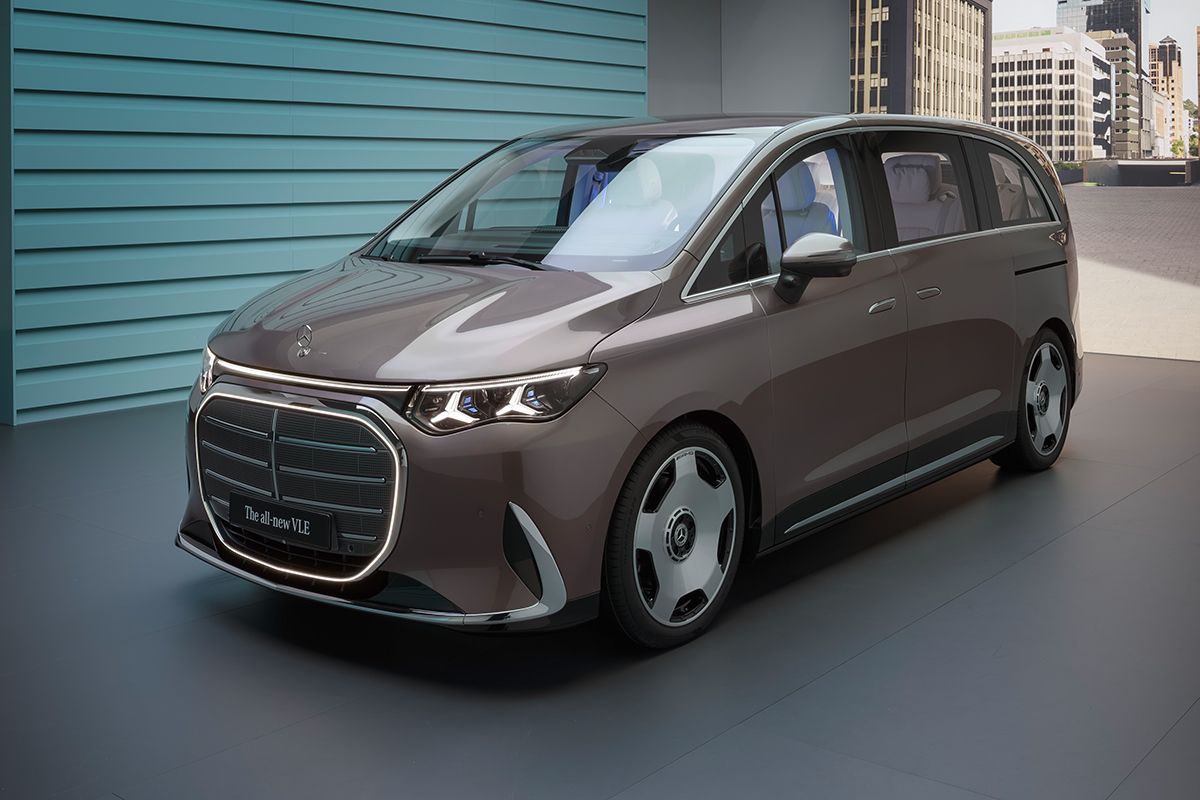 Front des neuen vollelektrischen VLE