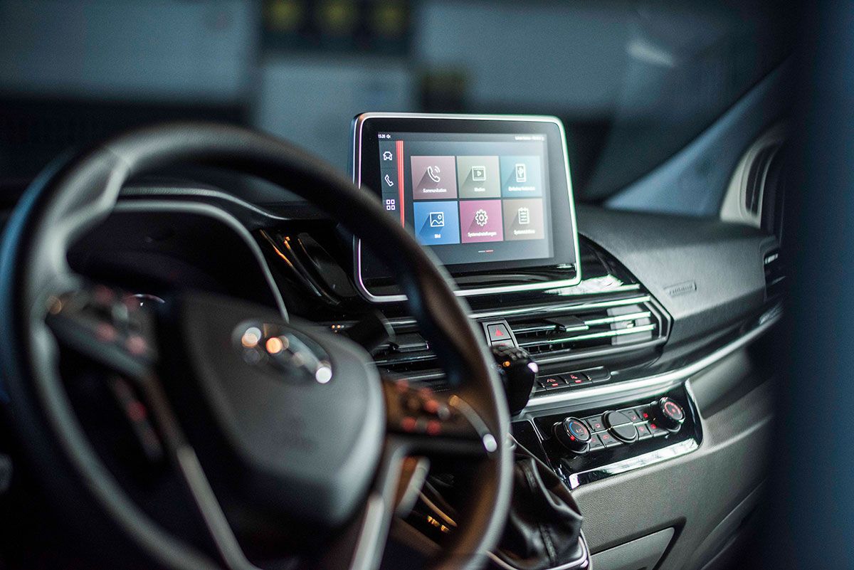 Cockpit des Maxus Deliver 9