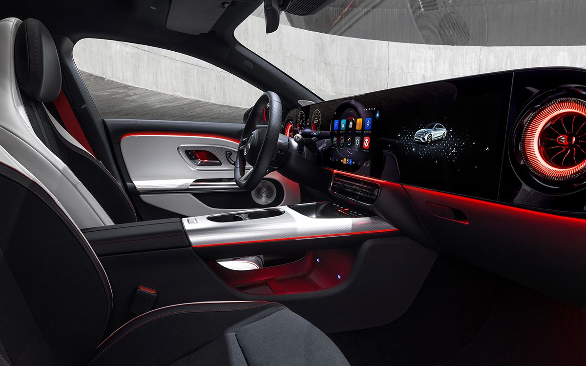 Das Interieur & Infotainment des brandneuen CLA von Mercedes-Benz