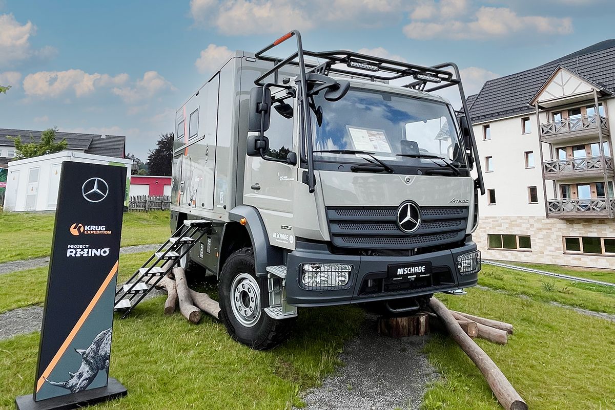 Krug Expeditionsmobile auf Mercedes-Benz Truck Basis - jetzt im Autohaus SCHADE entdecken!
