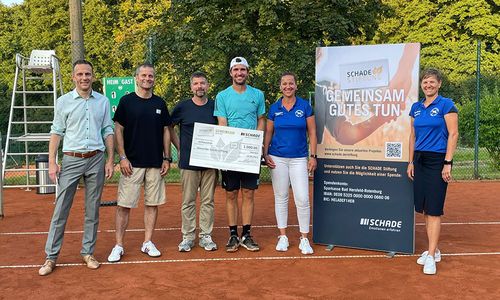 SCHADE Stiftung - Spendenübergabe Alexander Zverev Foundation