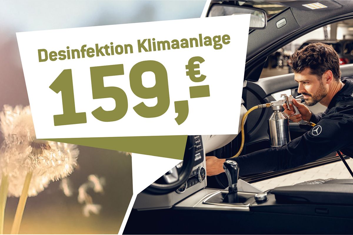 Desinfektion Klimaanlage 159,00€
