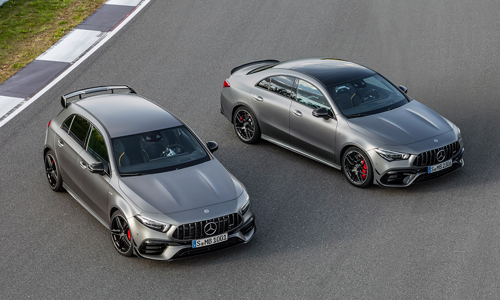 Mercedes-AMG A 45 4MATIC+ und CLA 45 4MATIC+: