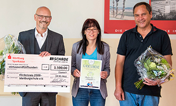 Spendenübergabe Wartburgschule 2022