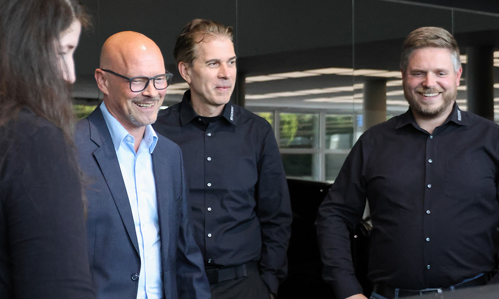 Gemeinsames feiern der Jubilare im Autohaus SCHADE