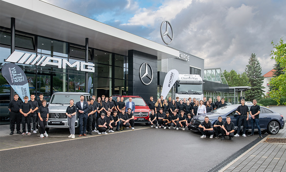 Ausbildungsstart 2023 im Autohaus SCHADE