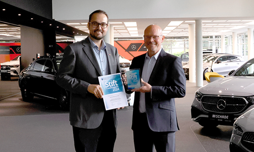 Autohaus-SCHADE-STIFT-Auszeichnung