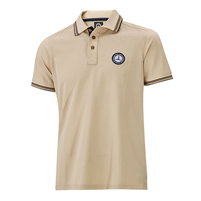 Mercedes-Benz Poloshirt Herren, creme