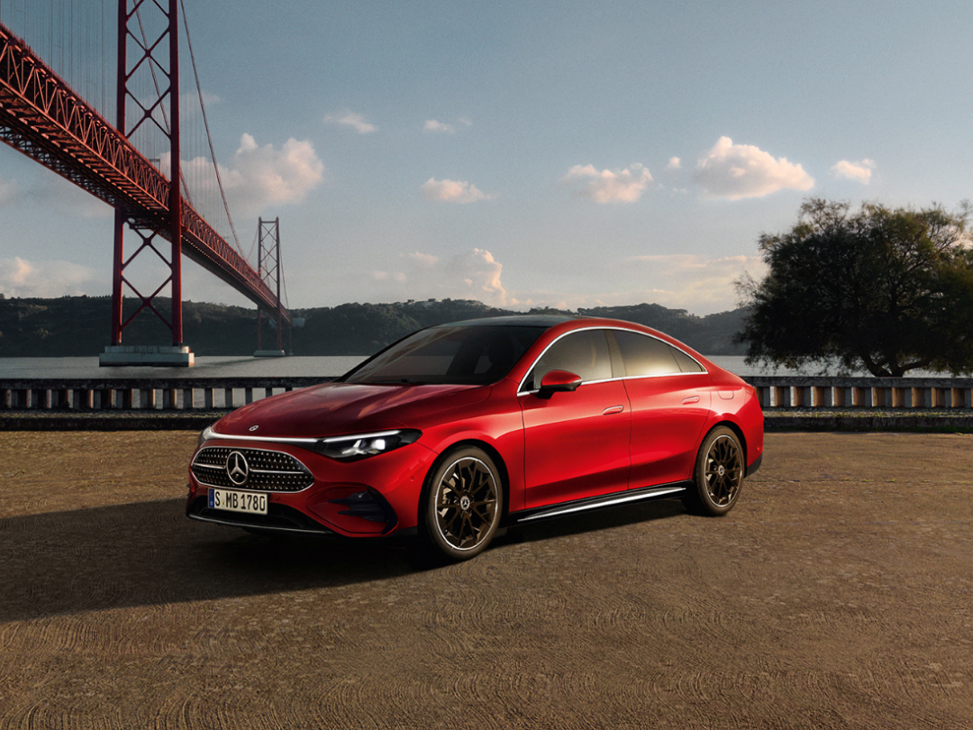 CLA Coupé in rot