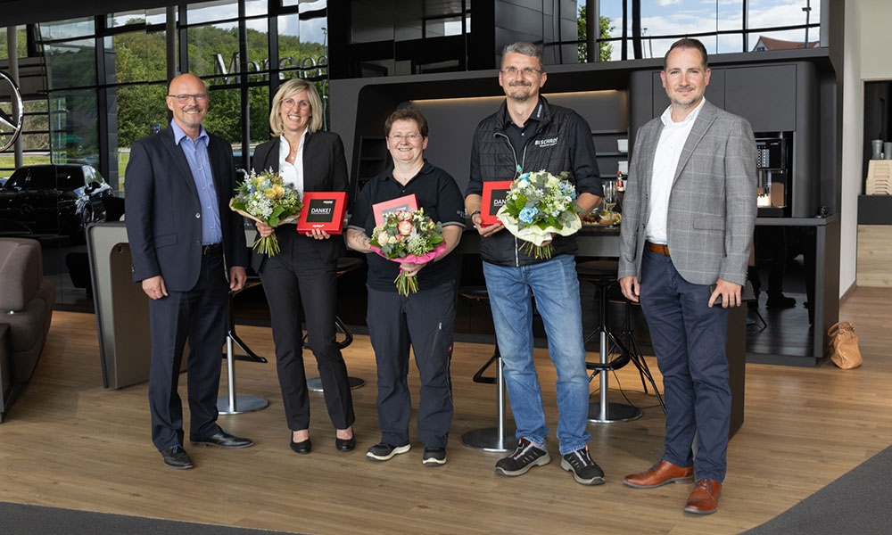 Jubilare Mai 2024 im Autohaus SCHADE