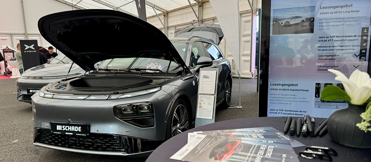 XPENG G6 und G9 und die neuesten elektrischen Hyundai Modelle bei der elektrische COMMUNITY 2026 erleben