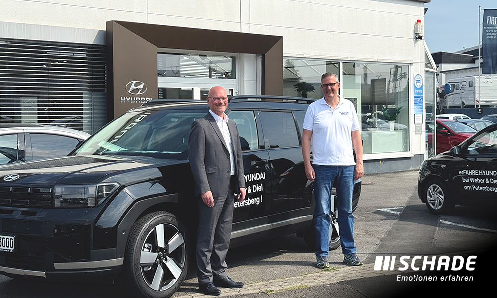 Die Autohausgruppe SCHADE übernimmt zum 01.07.2025 das traditionsreiche Hyundai Autohaus Weber & Diel in Fulda.