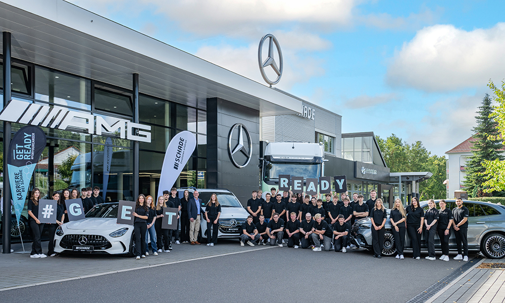 Ausbildungsstart 2025 im Autohaus SCHADE