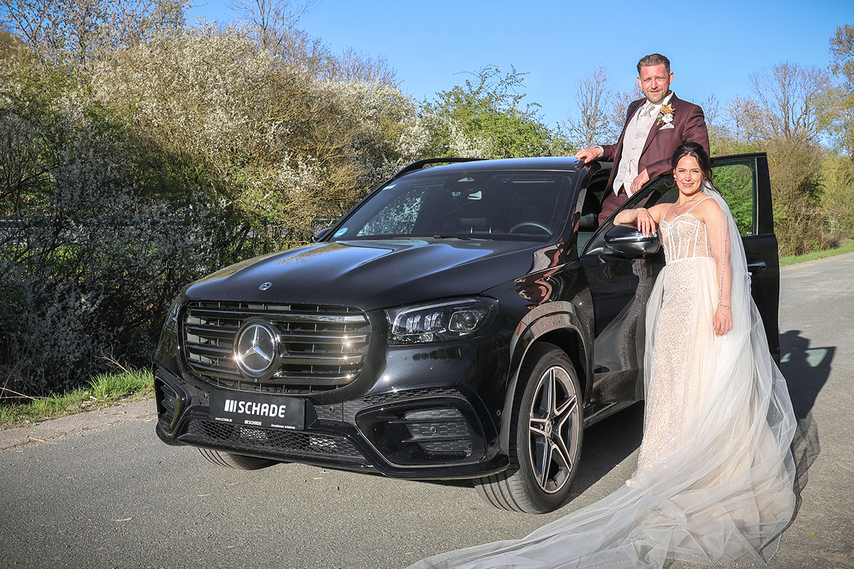 Autohaus SCHADE Hochzeitsauto Spezial Mercedes-Benz GLS