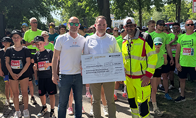 SCHADE Stiftung Spendenübergabe Röblinglauf 2026