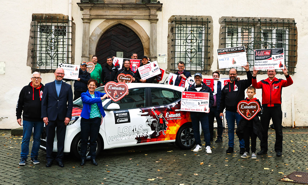 Der Hauptgewinn des Bad Hersfelder Lullusfest 2024 vom Autohaus SCHADE.