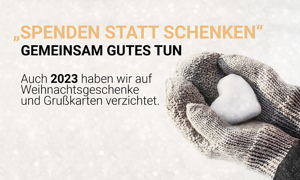Spenden statt Schenken 2023